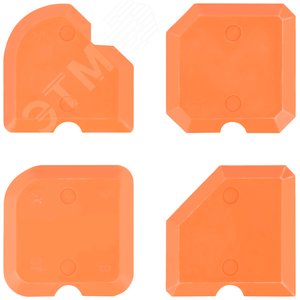 Шпатели эластичные для формирования швов, набор 4 шт - фото 1