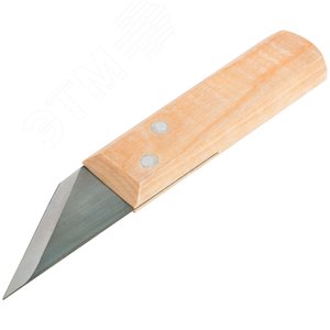 Нож сапожный, деревянная ручка 180 мм 10596 КУРС РОС - 2