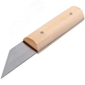 Нож сапожный, деревянная ручка 175 мм 10601 КУРС РОС - 2