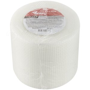 Лента стеклотканевая клейкая 100 мм х 45 м - фото 3