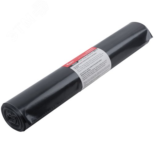 Мешки для строительного мусора, ПВД прочные, 60 л, 600х800 мм, толщина 35 мкм, 10 шт. - фото 4