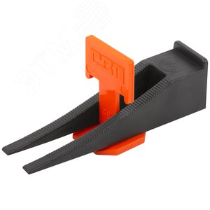 Система выравнивания плитки (СВП), Зажимы 250 шт. и Клинья 250 шт., набор, толщина шва 1,5 мм - фото 1