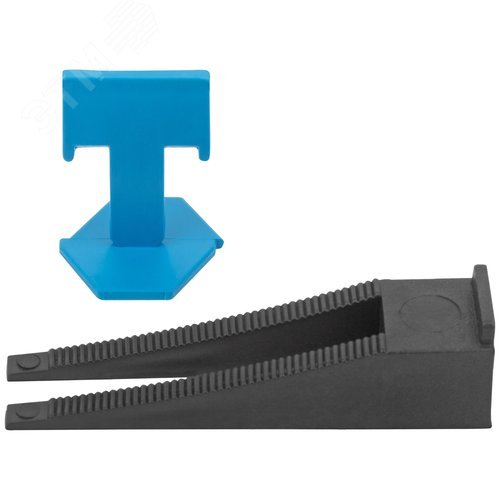 Система Выравнивания Плитки СВП, Зажимы Флаг 50 шт. и Клинья 50 шт., набор, ширина шва 2,0 мм - фото 4