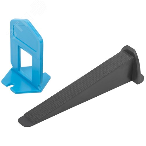 Система Выравнивания Плитки СВП, Зажимы Ворота 50 шт. и Клинья 50 шт., набор, ширина шва 2,0 мм - фото 2