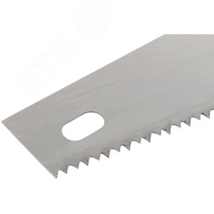 Ножовка по дереву универсальная, шаг 4.5 мм, пластиковая прорезиненная ручка 400 мм - фото 4