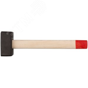 Кувалда кованая в сборе, деревянная ручка 2 кг