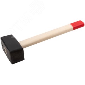 Кувалда кованая в сборе, деревянная ручка 3 кг - фото 2