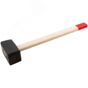 Кувалда кованая в сборе, деревянная ручка 6 кг - фото 2