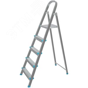 Лестница-стремянка стальная, 5 ступеней, вес 5.5 кг