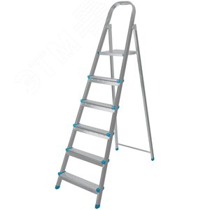 Изображение товара Лестница-стремянка стальная, 6 ступеней, вес 6.4 кг (шт)