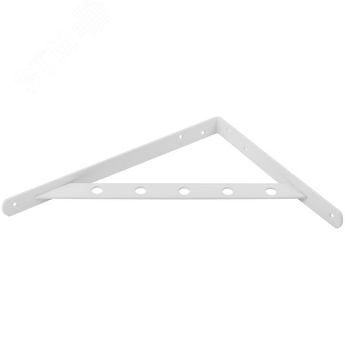 Уголок-кронштейн усиленный белый  300х225 мм - фото 4