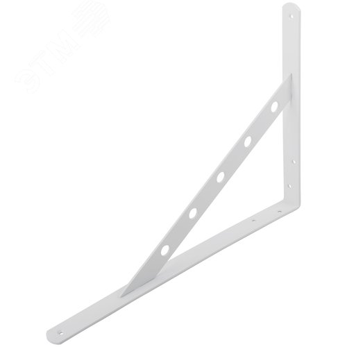 Изображение товара Уголок-кронштейн усиленный белый 350х250 мм (шт)