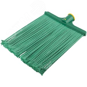 Метла пластиковая №1, плоская мягкая 260х330 мм (посадочный диаметр 25 мм) - фото 2