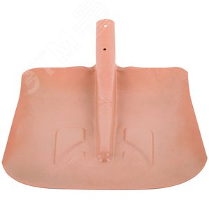 Лопата для уборки снега тротуарная стальная без черенка 340х385 мм - фото 3