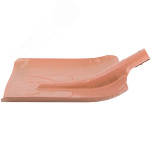 Лопата для уборки снега тротуарная стальная без черенка 340х385 мм - фото 4