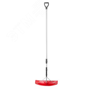Скрепер для уборки снега на крышах, металлическая телескопическая ручка 620х150x(2000-6000) мм - фото 1