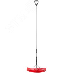 Скрепер для уборки снега на крышах, металлическая телескопическая ручка 620х150x(2000-6000) мм - фото 2