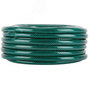 Шланг поливочный трехслойный армированный, зеленый 1/2''x1.8 ммx15 м - фото 2