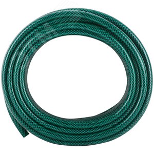 Шланг поливочный трехслойный армированный, зеленый 1/2''x1.8 ммx25 м - фото 4