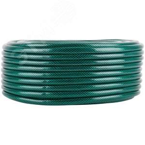 Шланг поливочный трехслойный армированный, зеленый 1/2''x1.8 ммx50 м - фото 2