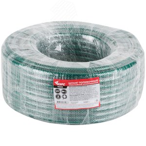 Шланг поливочный трехслойный армированный, зеленый 1/2''x1.8 ммx50 м - фото 3