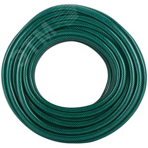 Шланг поливочный трехслойный армированный, зеленый 1/2''x1.8 ммx50 м - фото 4