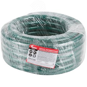 Шланг поливочный трехслойный армированный, зеленый 3/4''x1,5 ммx15 м - фото 3