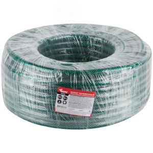 Шланг поливочный трехслойный армированный, зеленый 3/4''x1.5 ммx50 м - фото 3