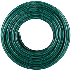 Шланг поливочный трехслойный армированный, зеленый 3/4''x1.5 ммx50 м - фото 4