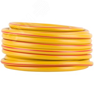Шланг поливочный трехслойный армированный, желтый 1/2''x2.0 ммx25 м - фото 2