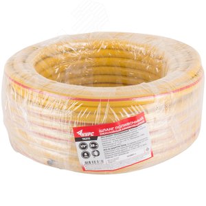 Шланг поливочный трехслойный армированный, желтый 1/2''x2.0 ммx25 м - фото 3