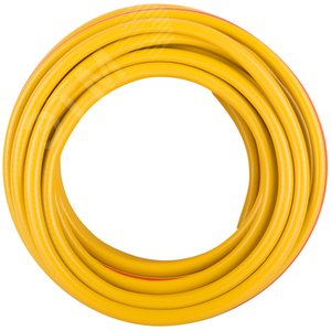 Шланг поливочный трехслойный армированный, желтый 1/2''x2.0 ммx25 м - фото 4