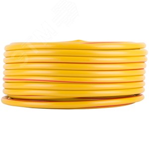 Шланг поливочный трехслойный армированный, желтый 1/2''x2.0 ммx50 м - фото 2