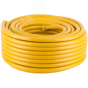 Шланг поливочный трехслойный армированный, желтый 3/4''x2.2 ммx50 м - фото 1