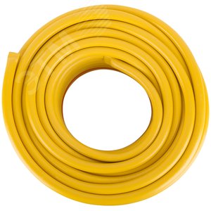 Шланг поливочный трехслойный армированный, желтый 3/4''x2.2 ммx50 м - фото 4