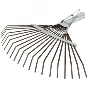 Грабли веерные регулируемые пластинчатые без черенка, 20 зубьев, 250-415 мм - фото 2