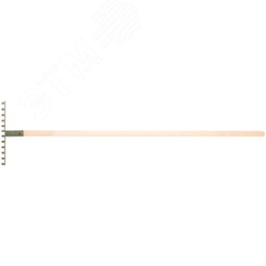 Изображение товара Грабли с деревянным черенком, прямой зуб, 12 зубьев (шт)