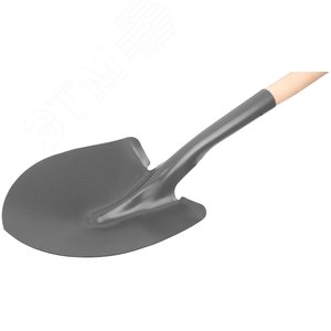 Лопата штыковая для сыпучих грузов (''Американка''), с деревянным черенком и V-ручкой 230х280х1360 м - фото 2