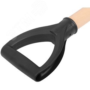 Лопата штыковая для сыпучих грузов (''Американка''), с деревянным черенком и V-ручкой 230х280х1360 м - фото 4