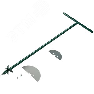 Бур садовый, L=1000 мм, 2 насадки 150 мм и 200 мм - фото 4