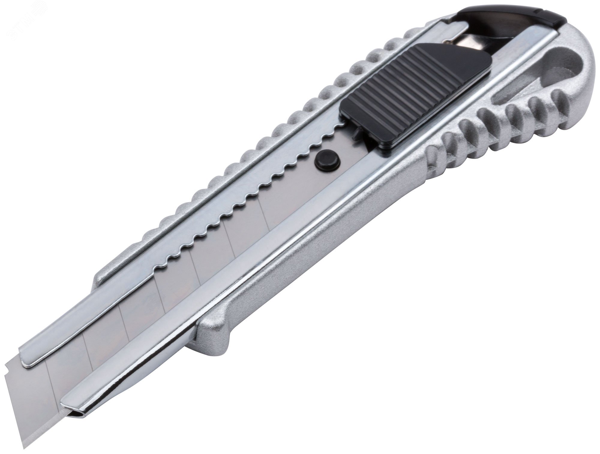 Нож технический ''Классик'' 18 мм, усиленнный, метал. корпус, резиновая вставка 10172 КУРС - превью 2