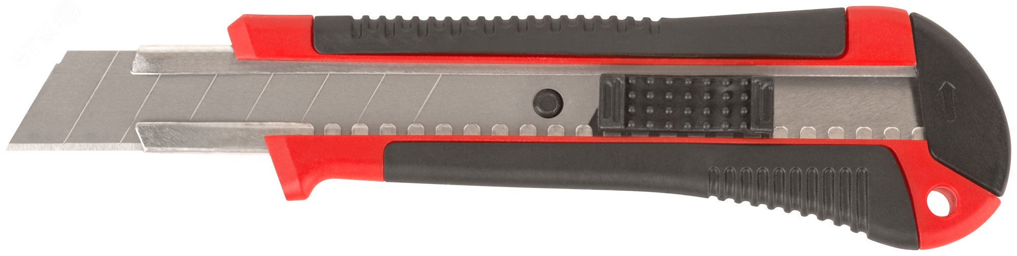 Нож технический ''Тренд'' 18 мм усиленный, прорезиненный 10174 КУРС - превью