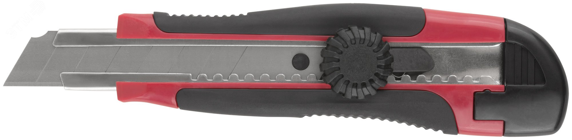Нож технический ''Стронг'' 18 мм усиленный, прорезиненный, вращ.прижим 10180 КУРС - превью