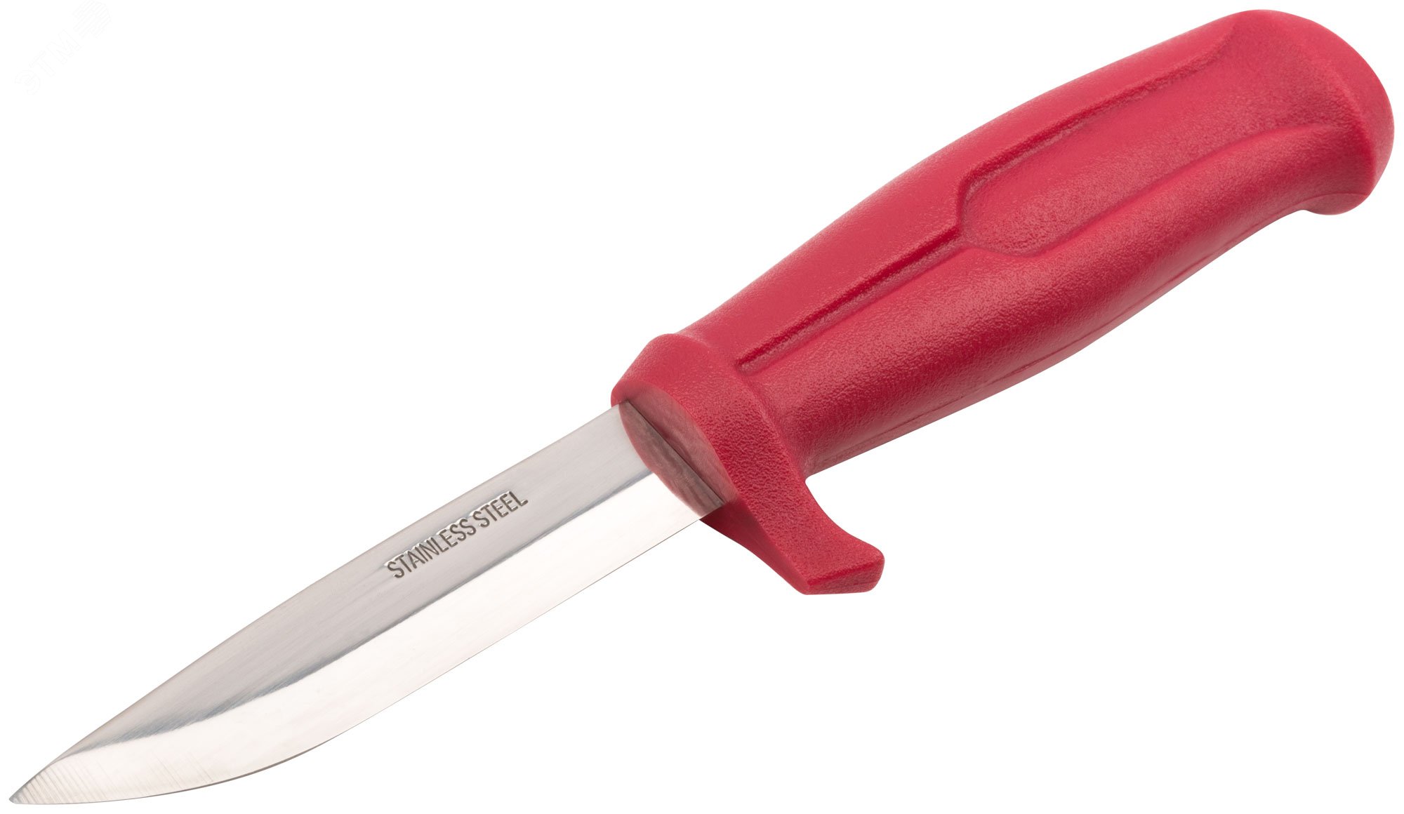 Нож строительный, нержавеющая сталь, пластиковая ручка, длина лезвия 100 мм 10608 КУРС - превью 2
