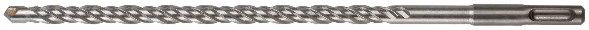 Изображение товара Бур по бетону SDS PLUS 10х260 мм с двойной резьбой для ударного сверления