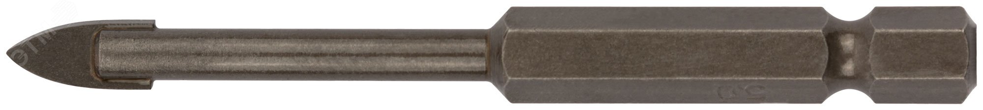 Изображение товара Сверло по кафелю и стеклу 5х70 мм с шестигранным U-хвостовиком КУРС