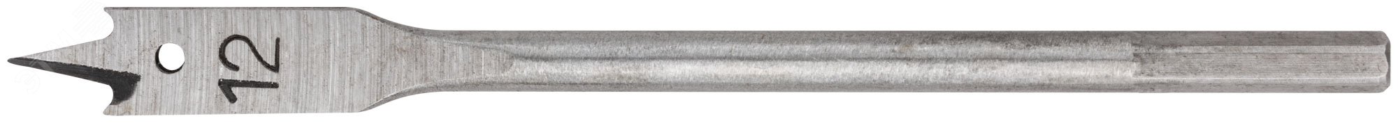 Изображение товара Сверло по дереву перовое 12x152 мм КУРС