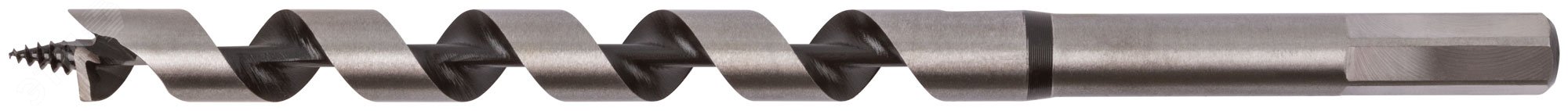 Изображение товара Сверло по дереву спиральное 14х230 мм КУРС для точных отверстий в древесине