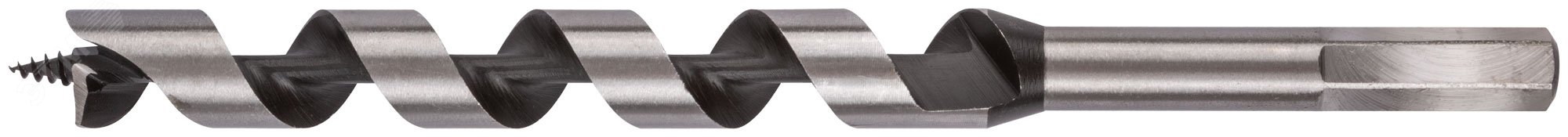 Изображение товара Сверло по дереву спиральное 18х230 мм КУРС для точных отверстий в древесине