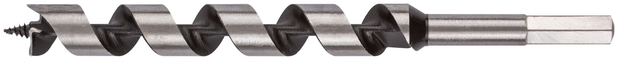 Изображение товара Сверло по дереву спиральное 20х230 мм КУРС для точного сверления